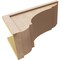 Ekena Millwork 12"W x 24"D x 12"H Wide Bryant Rough Cedar Woodgrain TimberThane Corbel, Primed Tan CORUR12X24X12BRYRCPR - alternate 2